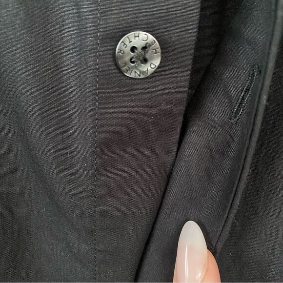 DANIEL HECHTER black button down shirt - Picture 3 of 11